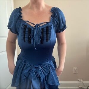 Victorian Choice Renaissance Tiered Hem Dress